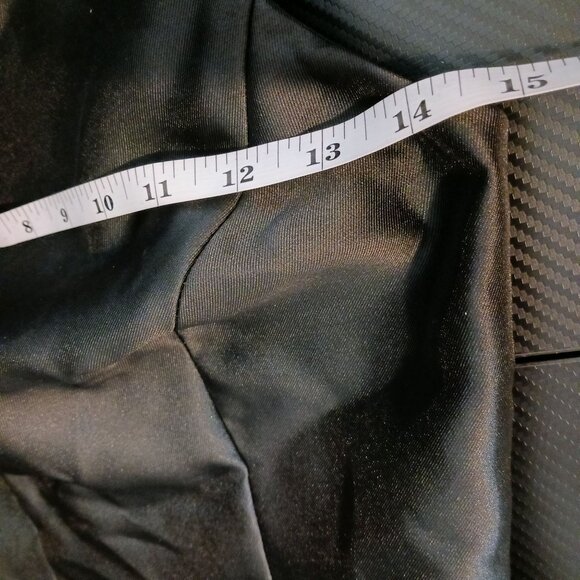 NEW Alfred Sung Jewel Neck Bowed Open-Back Trumpet Dress w/ Front Slit, Black, 0 - Picture 13 of 15